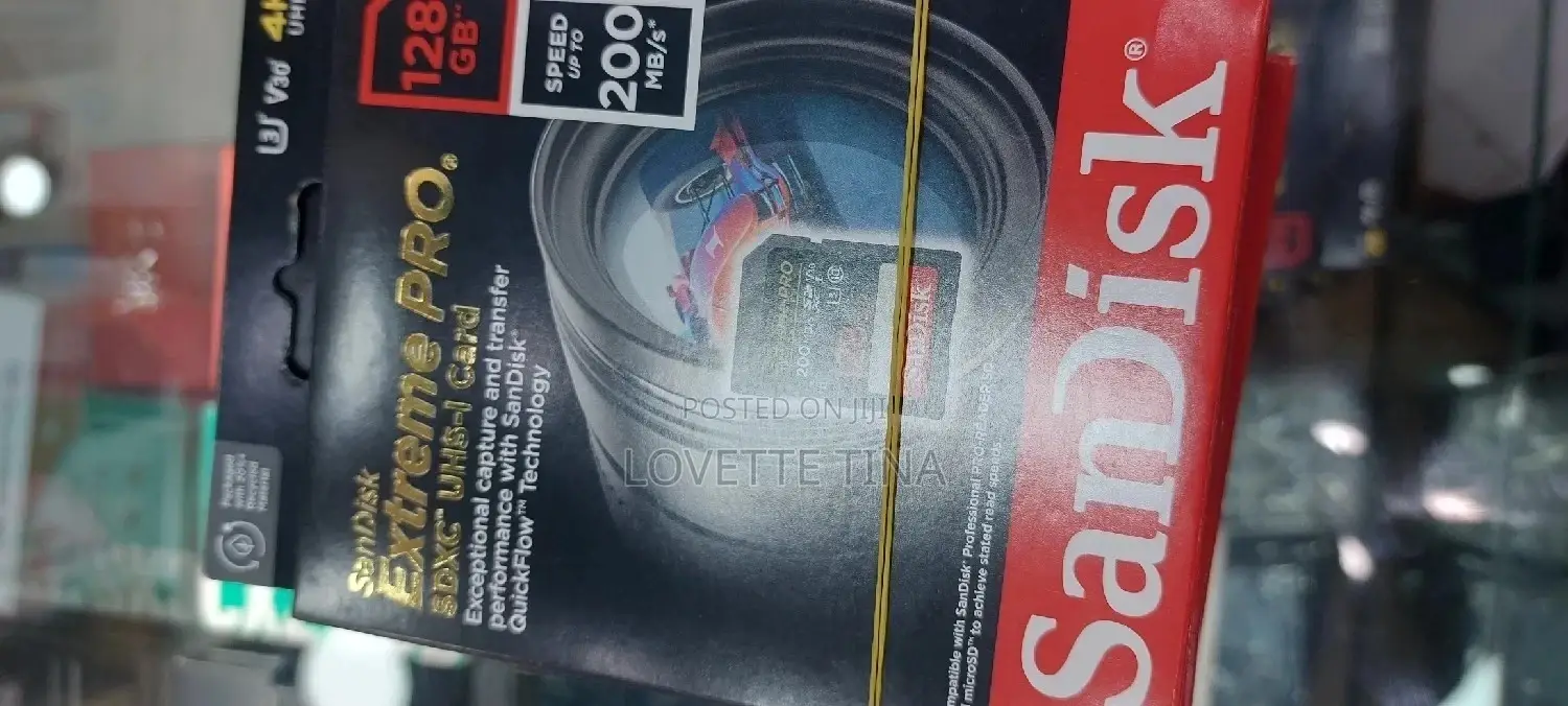 128gb Camera Extreme Pro Card