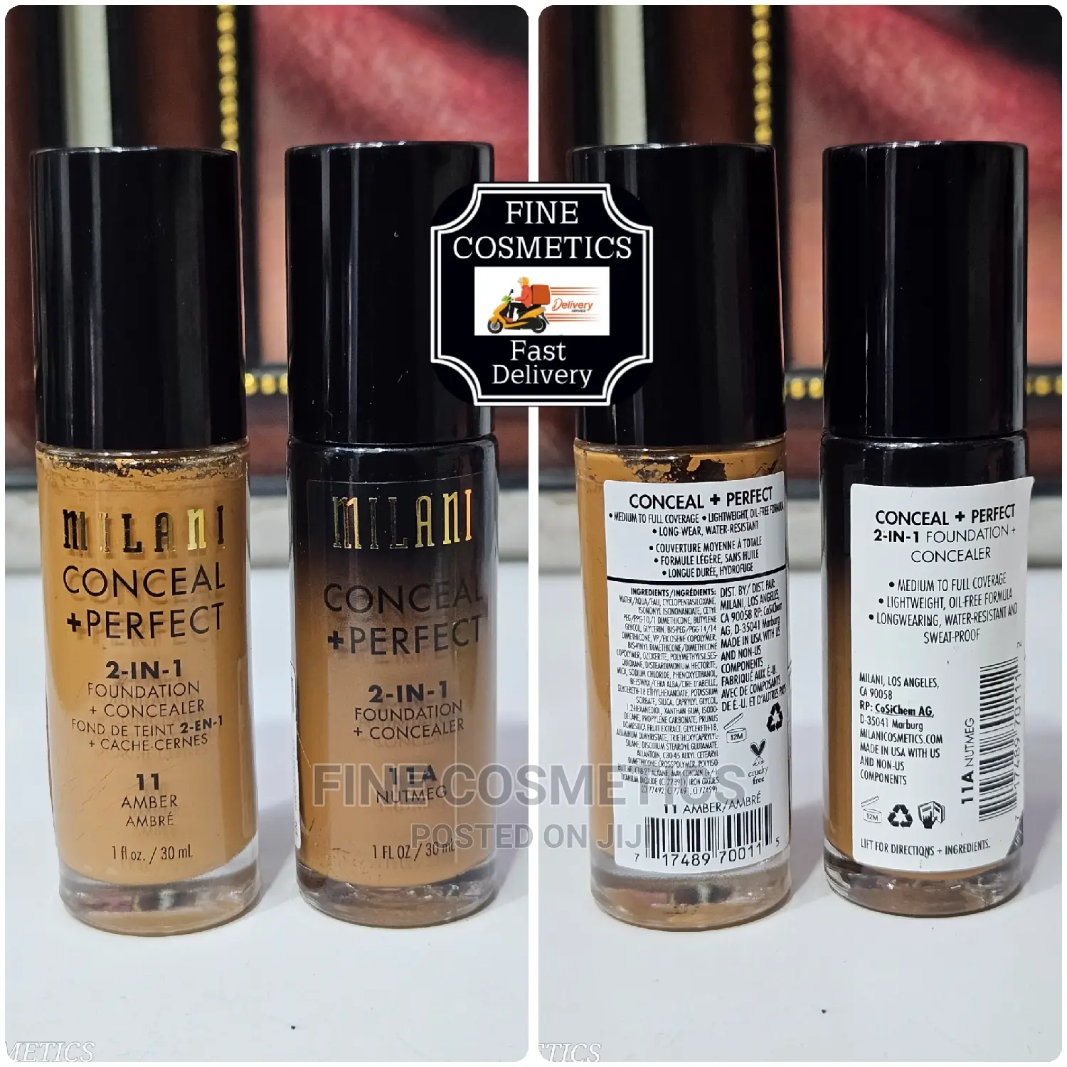 Origina Milani Conceal + Perfect 2-in-1 Foundation Concealer