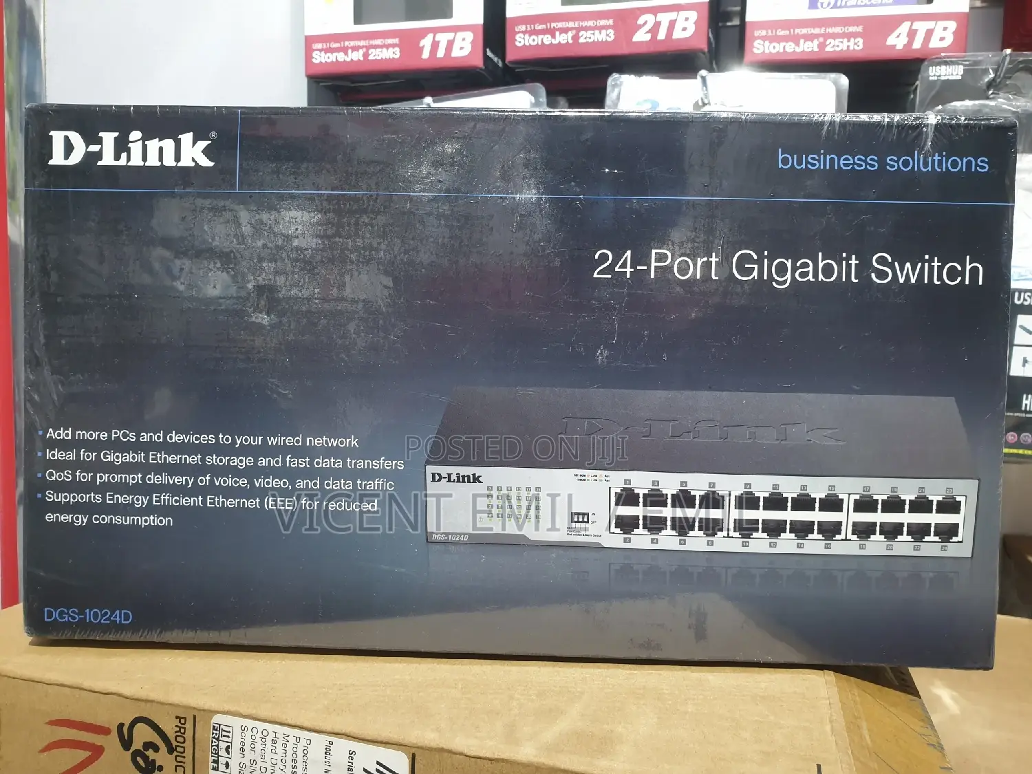 D-Link 24 Ports Gigabit Switch
