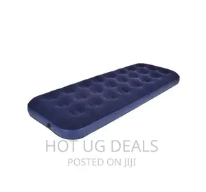 3x6 Air Inflatable Mattress With Pump - Navy Blue