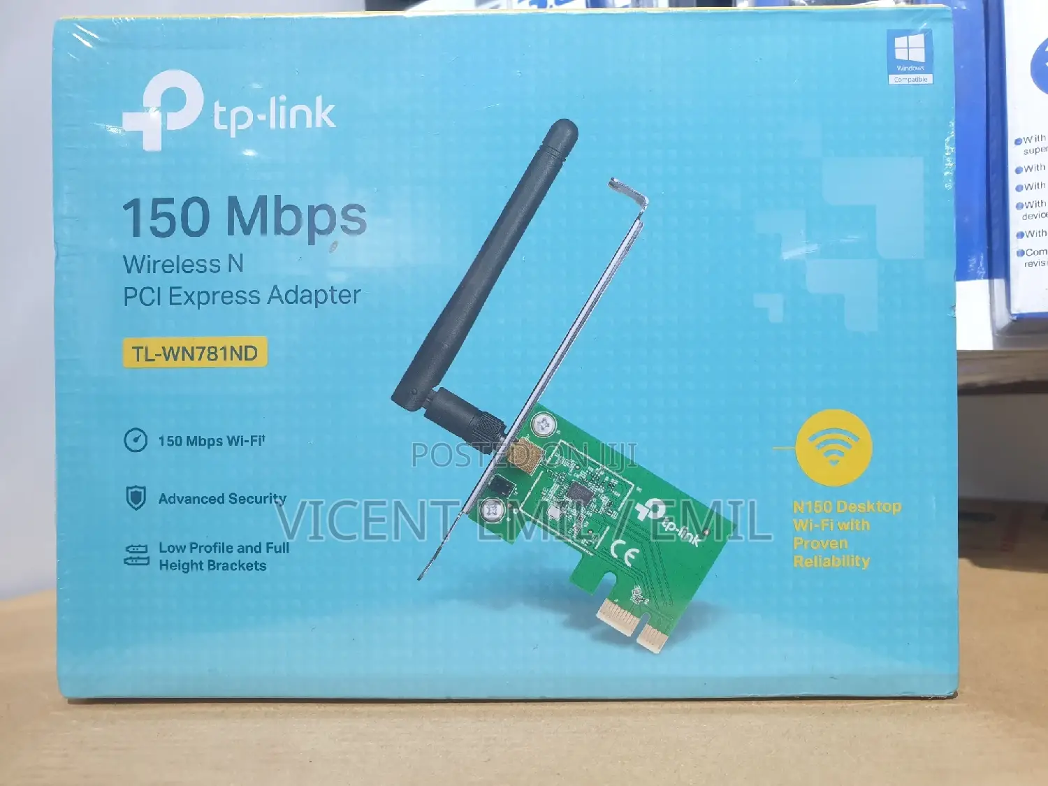 Tp-Link Wireless PCI Express Card/Adapter 150mbps