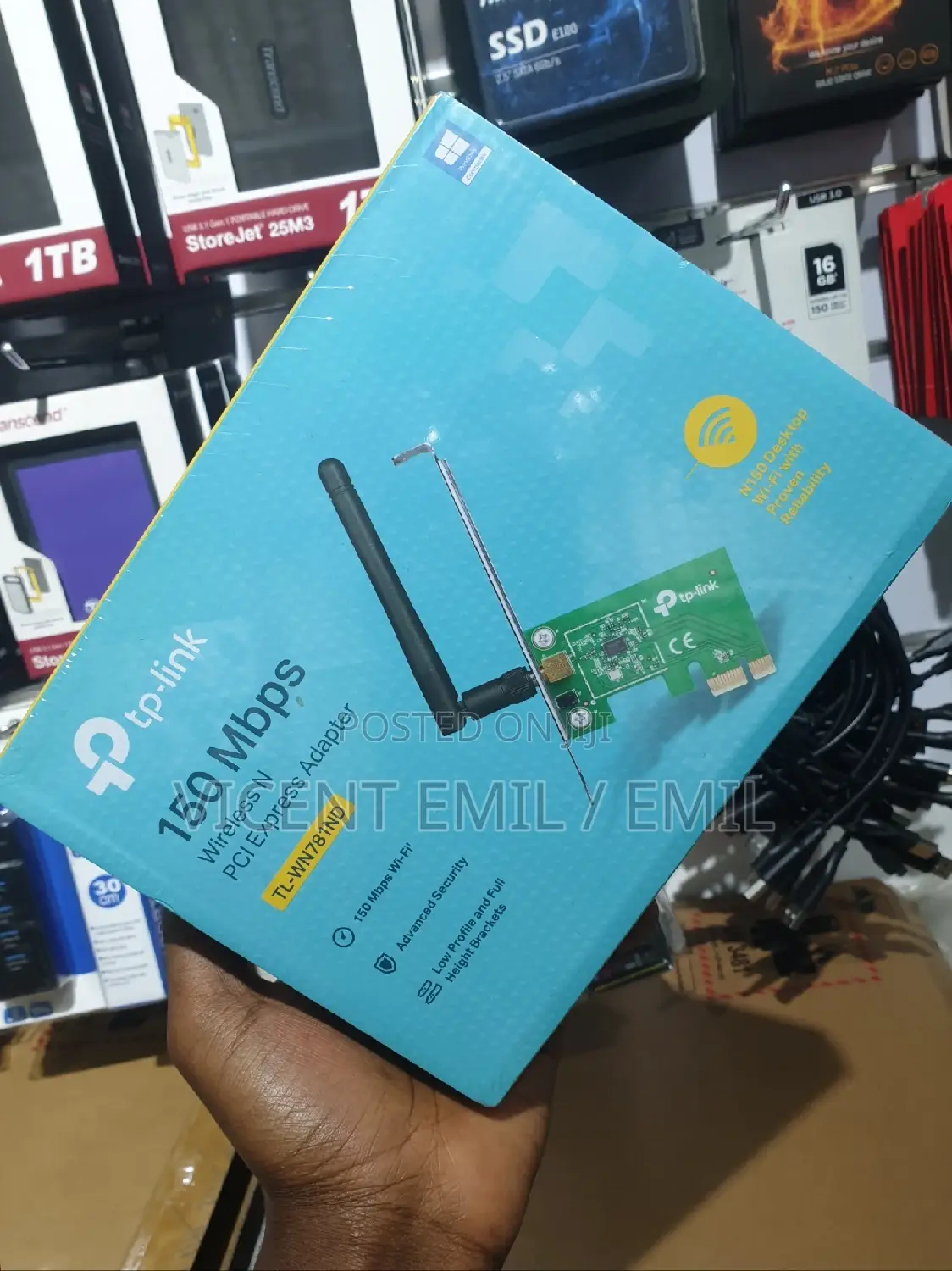 Tp-Link Wireless PCI Express Card/Adapter 150mbps