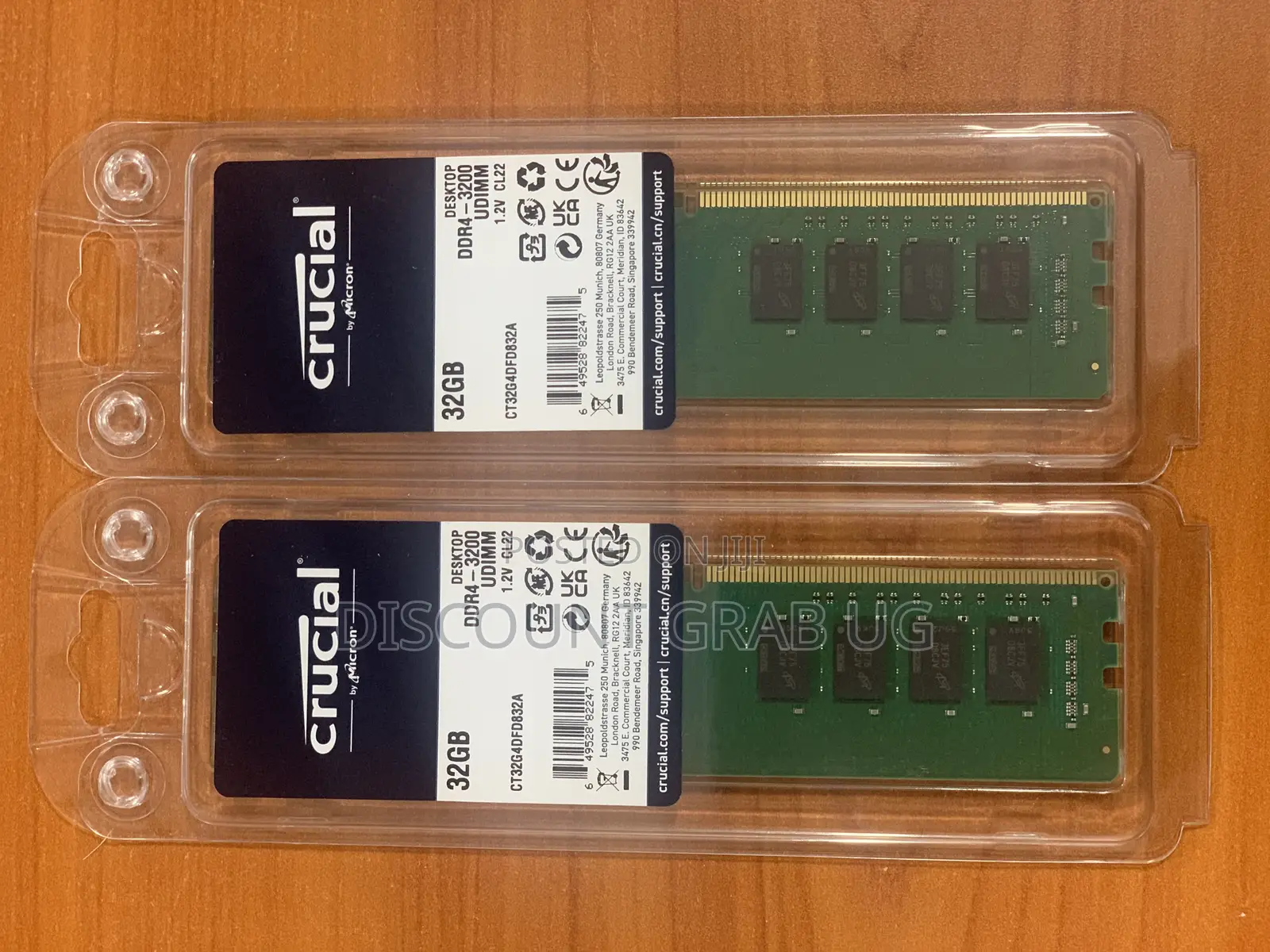 Crucial 32gb Desktop Ram Pc4