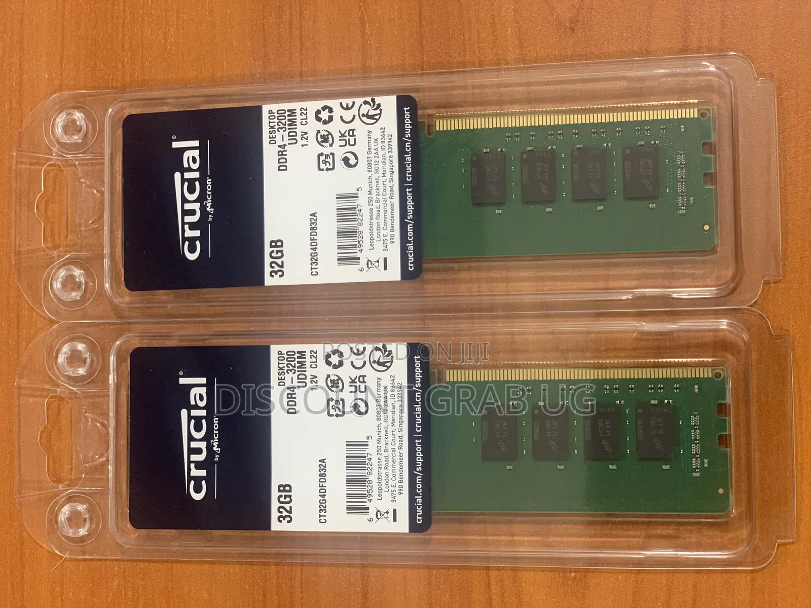 Crucial 32gb Desktop Ram Pc4