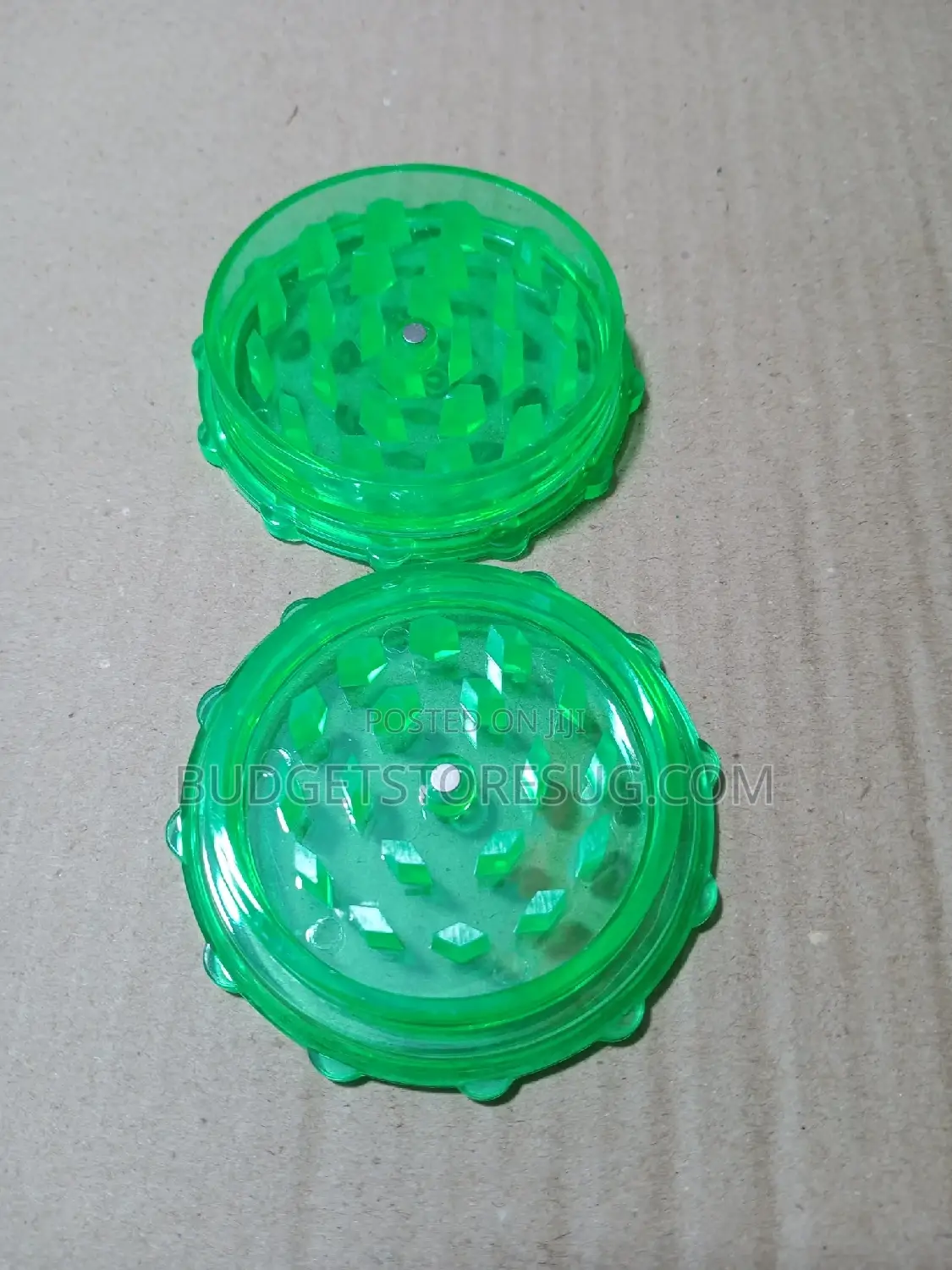Green Plastic Grinder 70mm