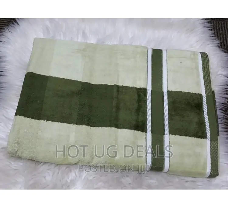Velvet Cotton Bath Towel - Multi Color