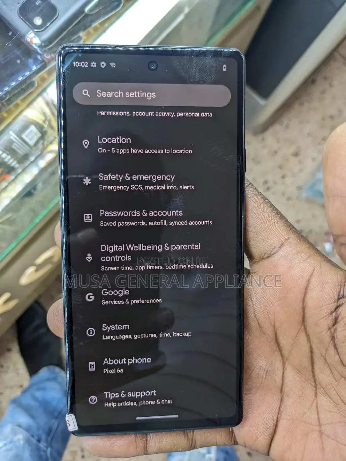 Google Pixel 6a 128 GB Black