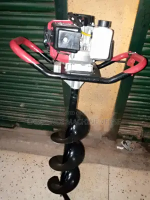 Earth Auger With Three Bits