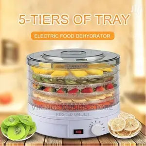 5 Layer Food Fruit Dehydrator Storage Machine – White.