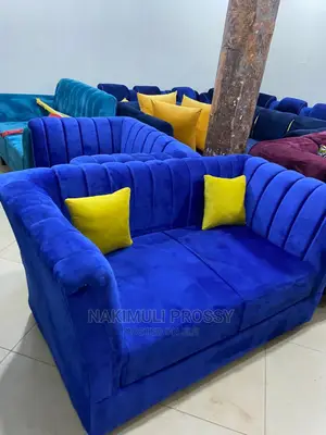 Blue 5 Seater Sofa 221 on Sale
