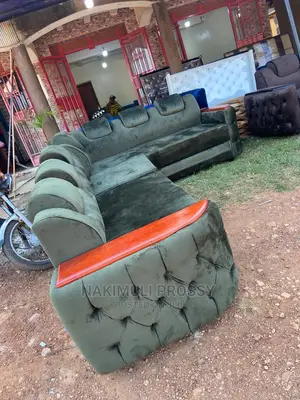 Green L Shaped Sofa for Sale