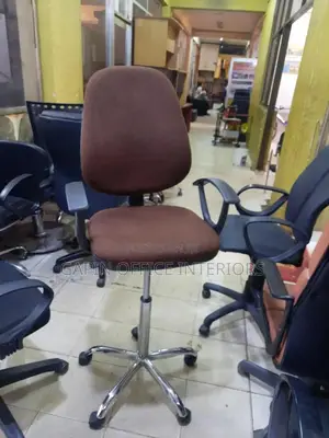 Brown Office Counter Chair