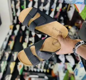 Unisex Comfortable Black Minalos Sandals