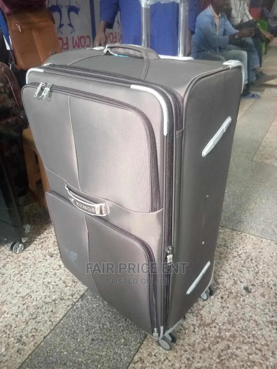 Original KZGS Cloth Suitcase.Gray.( Extra Large)