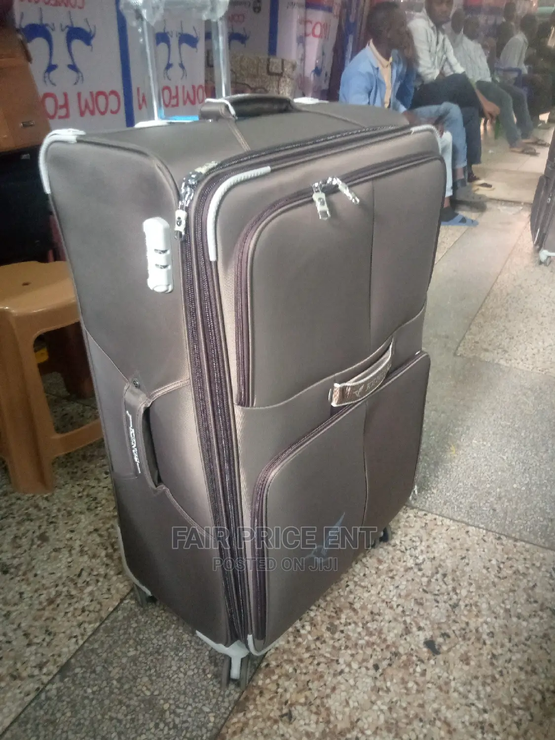 Original KZGS Cloth Suitcase.Gray.( Extra Large)