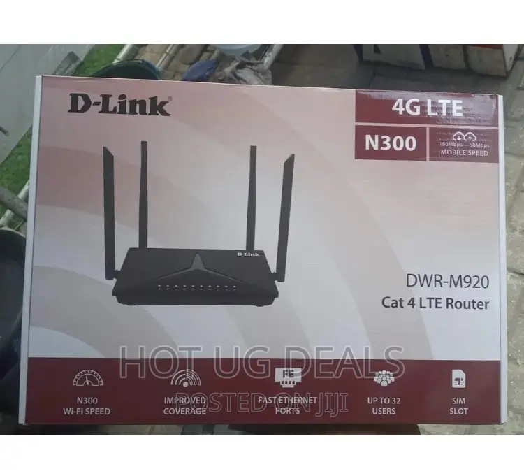 Dlink 4G LTE DWR-M920 Sim Card Router Open to All Network