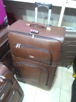 Yuoyae Leather Suitcase