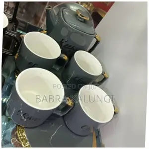 Ceramic Teapot and Cup Set