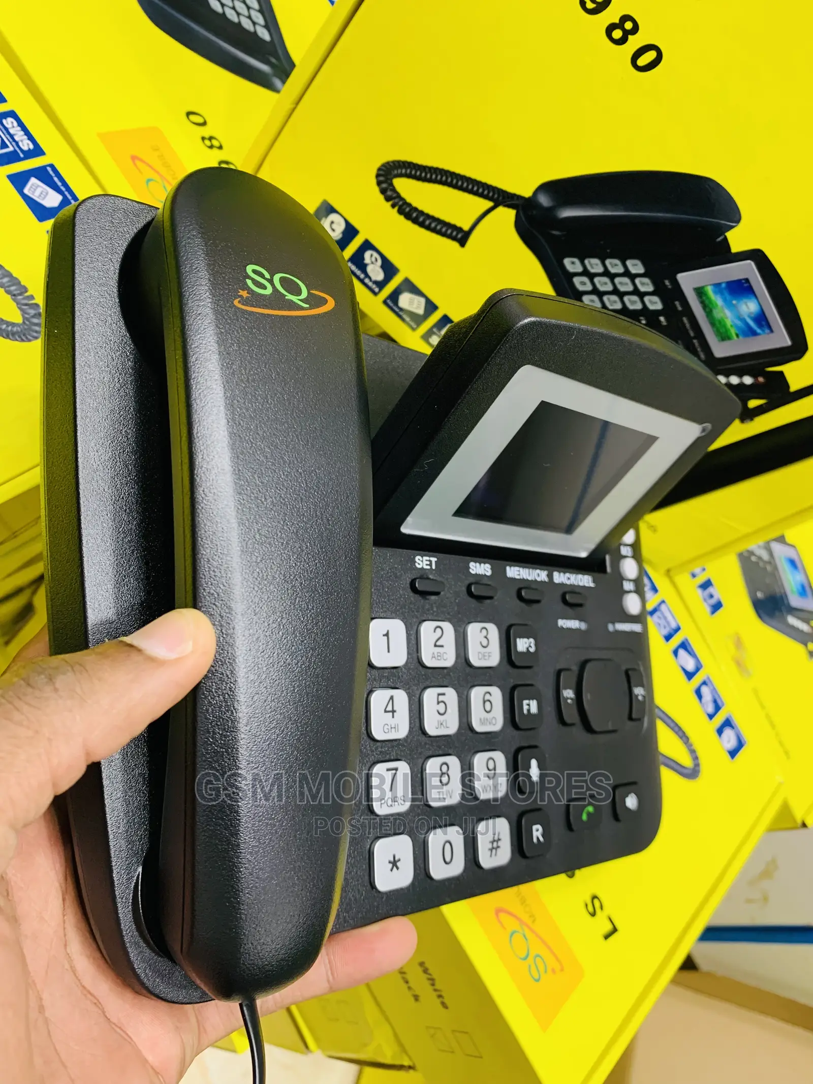 Wholesale SQ LS-980 Dual Sim GSM Landline Desktop Phone