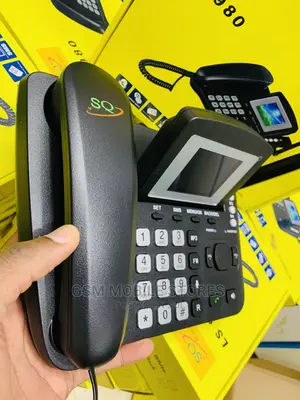 Wholesale SQ LS-980 Dual Sim GSM Landline Desktop Phone