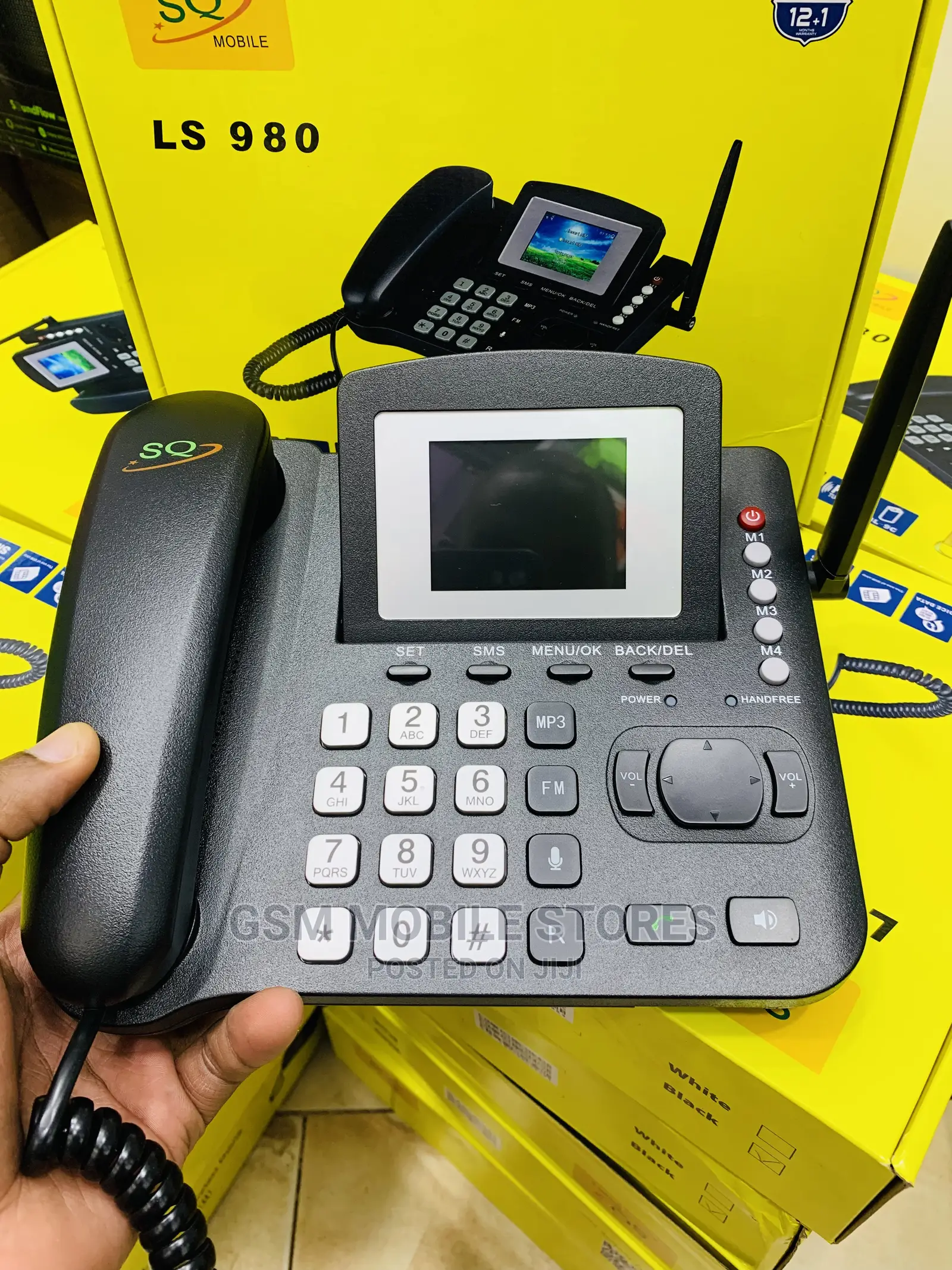 Wholesale SQ LS-980 Dual Sim GSM Landline Desktop Phone