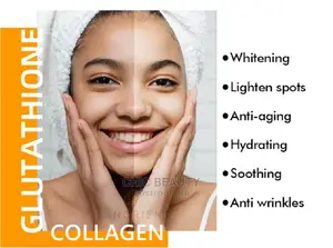 Glutathione, Collagen Gummies for Skin Lightening Glow 60pcs