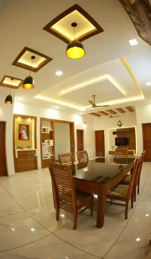 Dinning Gypsum Ceiling Classic