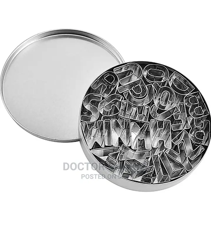 24pcs Alphabet Cookies Press/Cutter/Molds