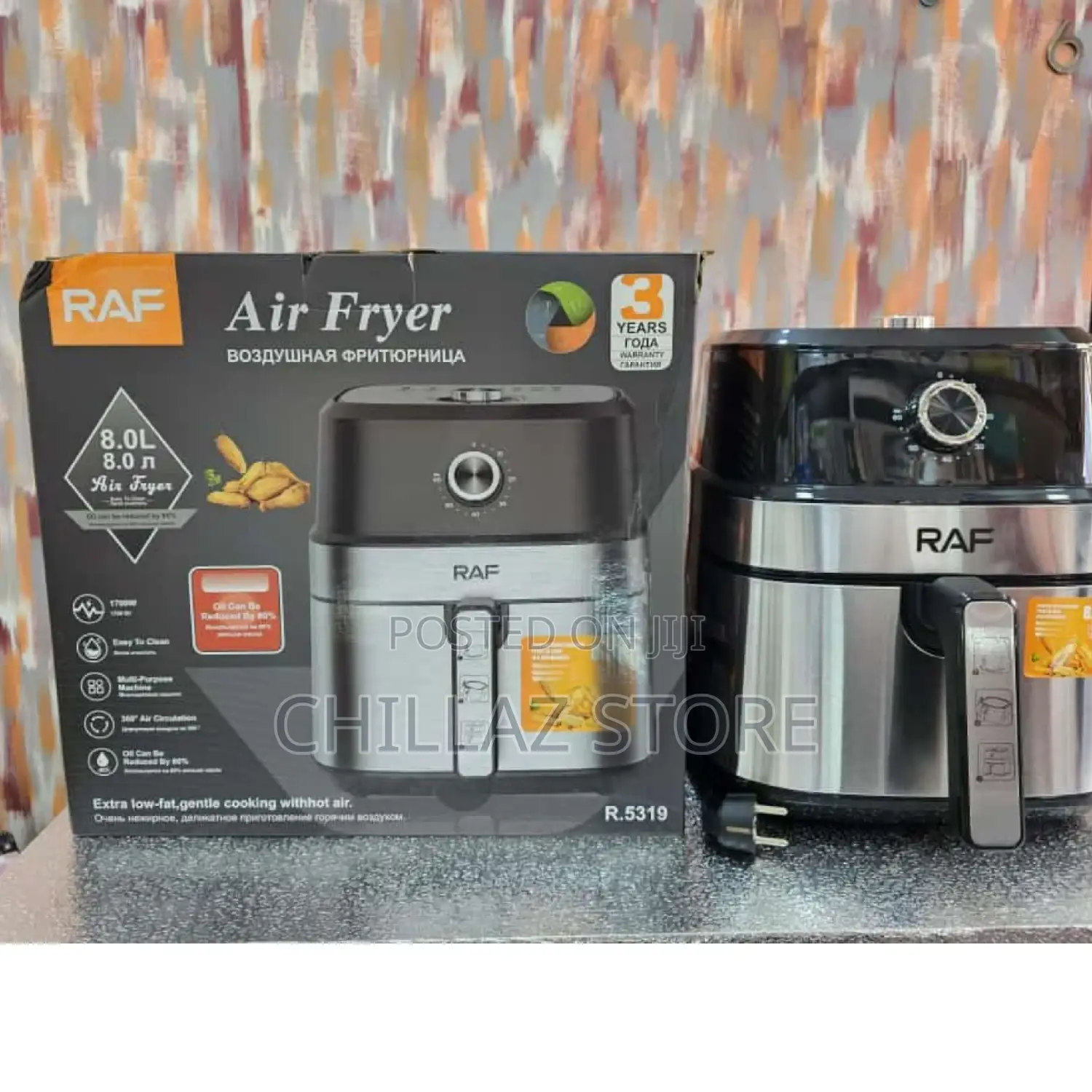 Brand New 8.0 Litres Raf Air Fryer.