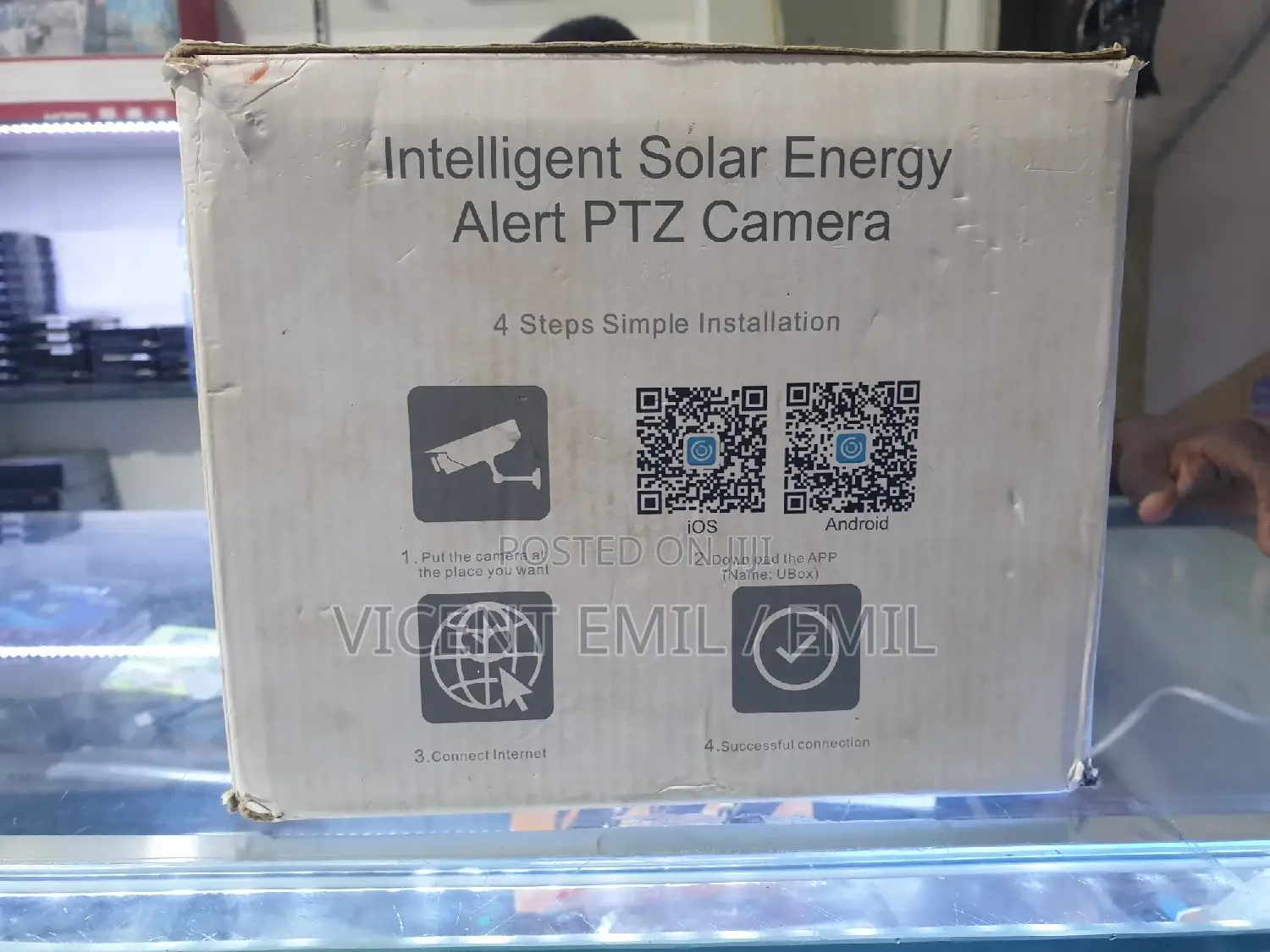 Alert PTZ Camera With Solar Energy