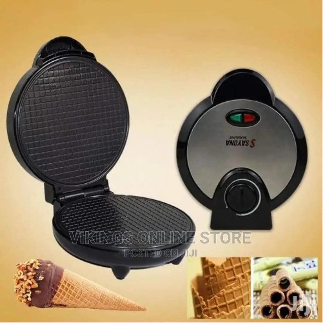 Electric Waffle, Ice Cream Cone Maker Machine, Baking Pan