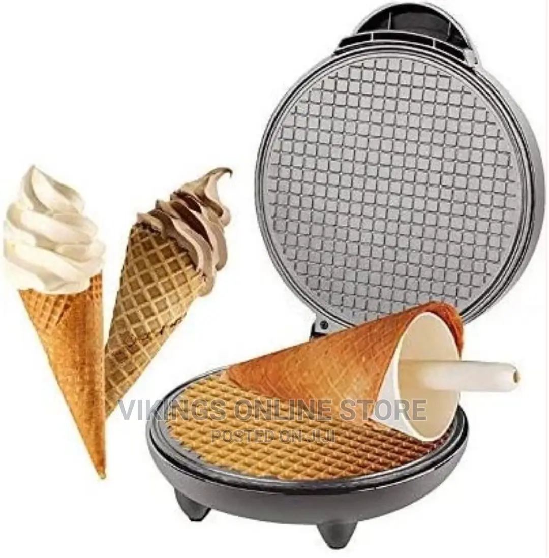 Electric Waffle, Ice Cream Cone Maker Machine, Baking Pan