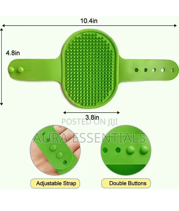 Soft Rubber Pet Grooming Bath Brush
