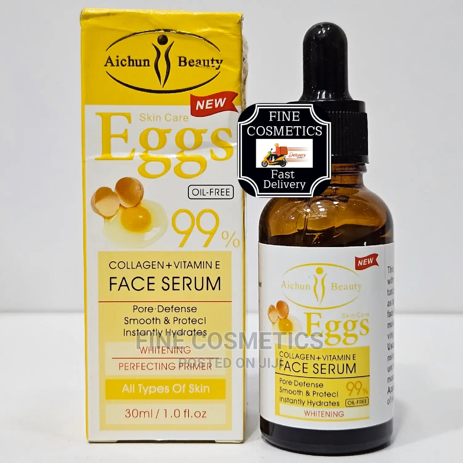 Egg Yolk Serum With Collagen + Vitamin E Whitening Serum.