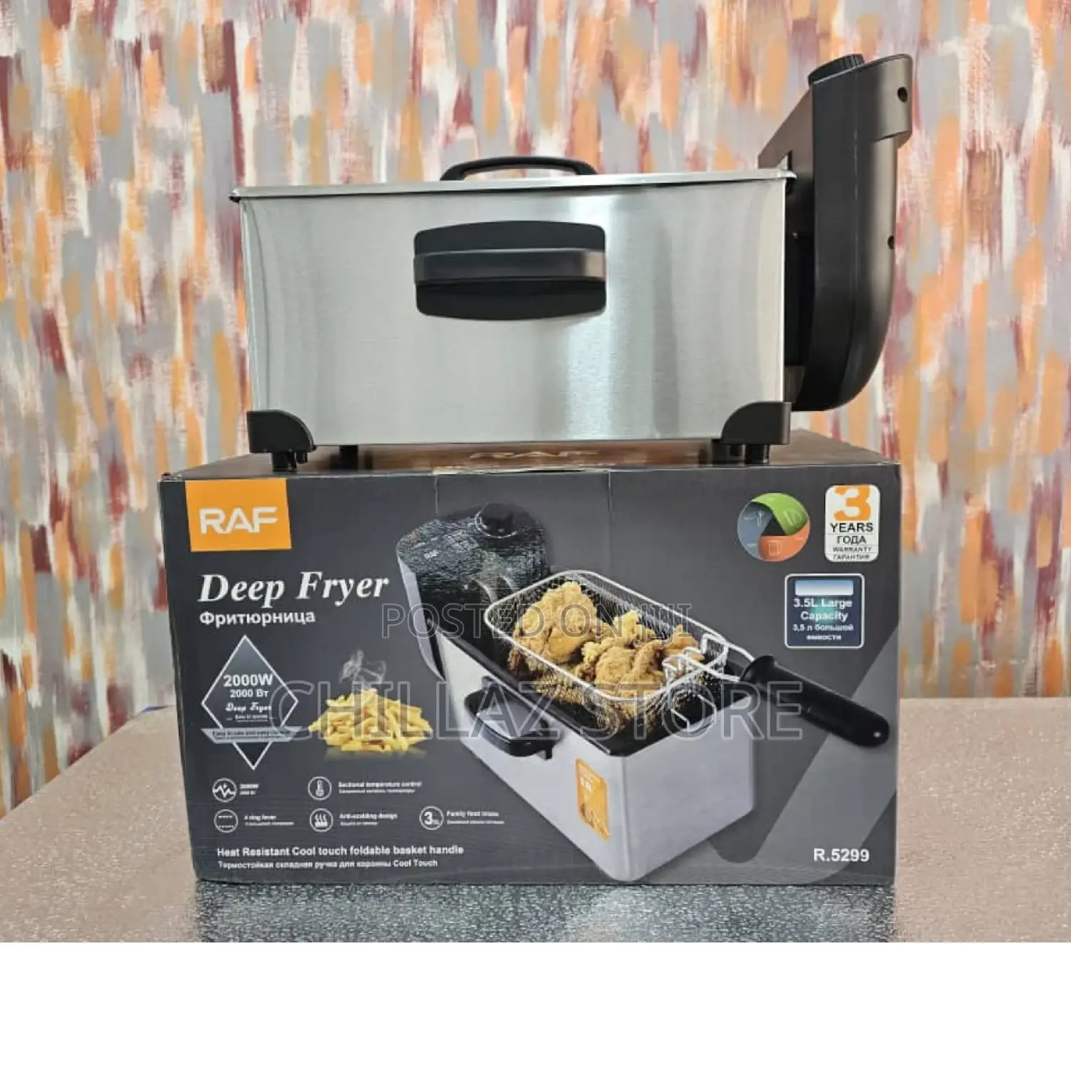 Raf Single Electric Deep Fryer.