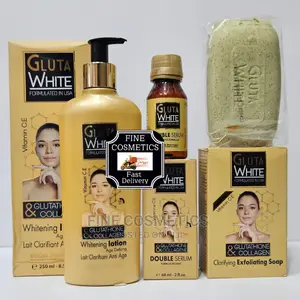 Gluta White USA Formular Set of Lotion 250ml, Serum and Soap