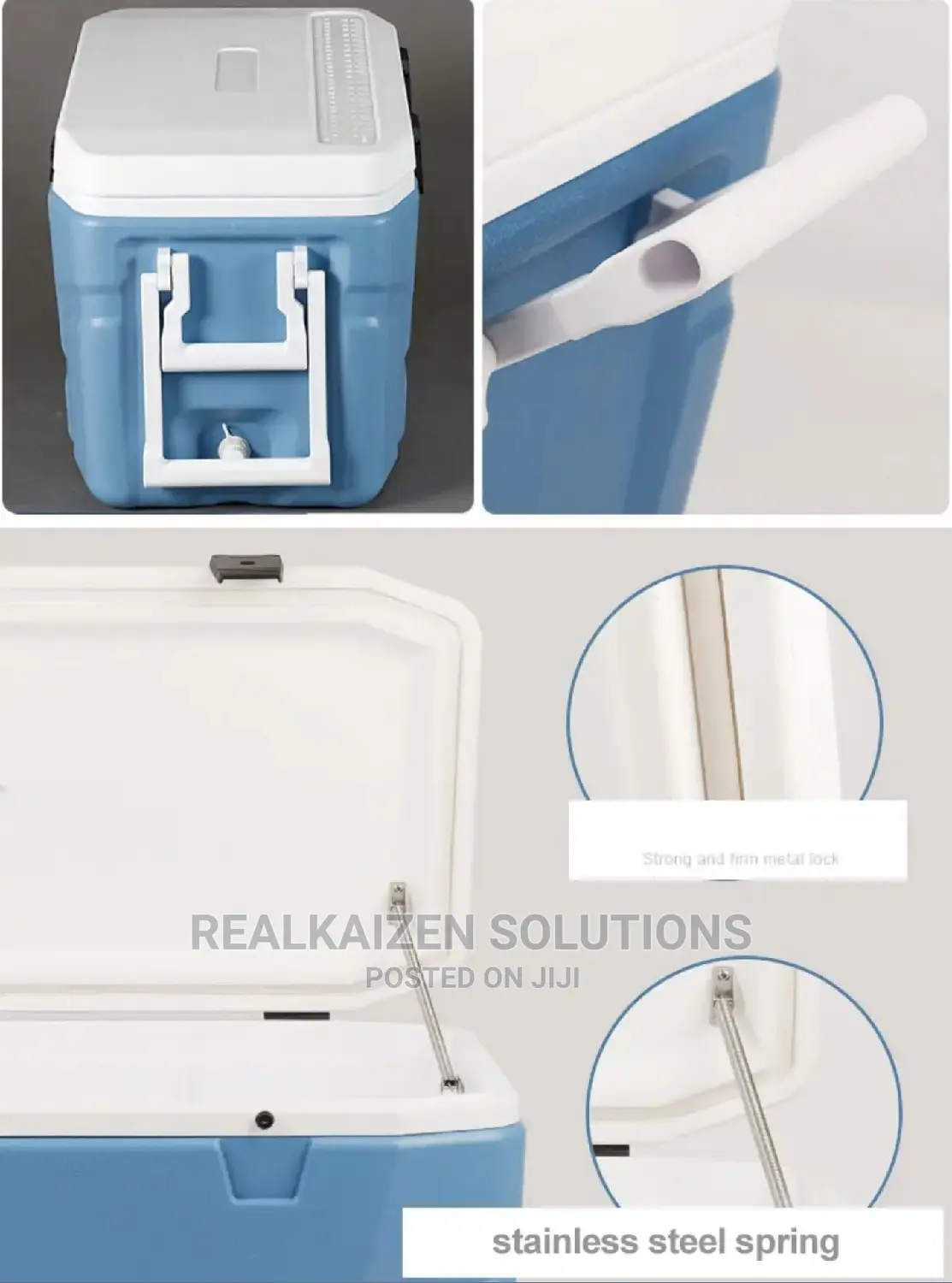ECOOLER 120liters Quart Cooler Box With Wheels and Handle
