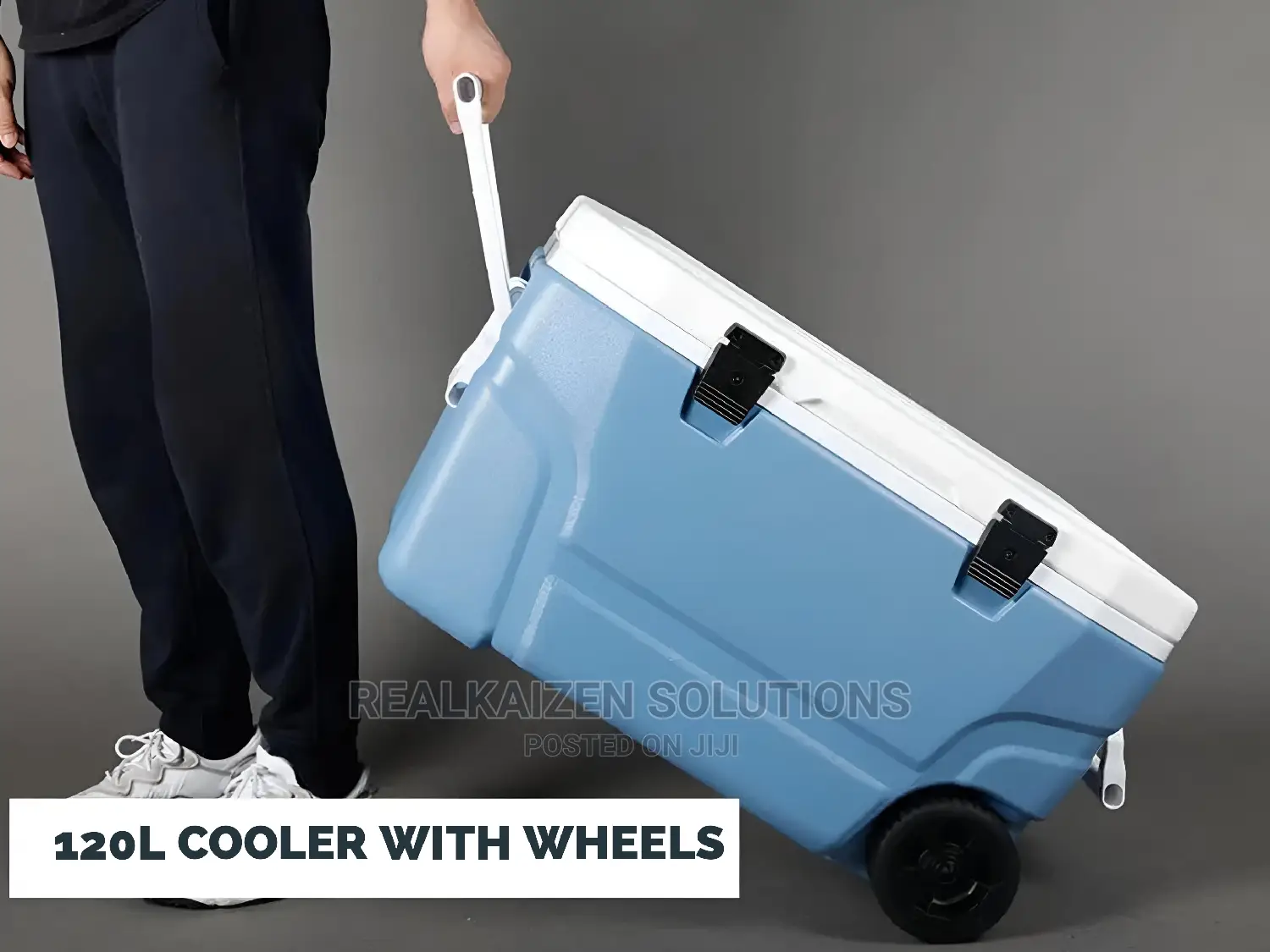 ECOOLER 120liters Quart Cooler Box With Wheels and Handle