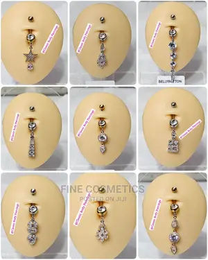 1PC Bellybutton Rings Long Dangle Surgical Steel Navel Rings