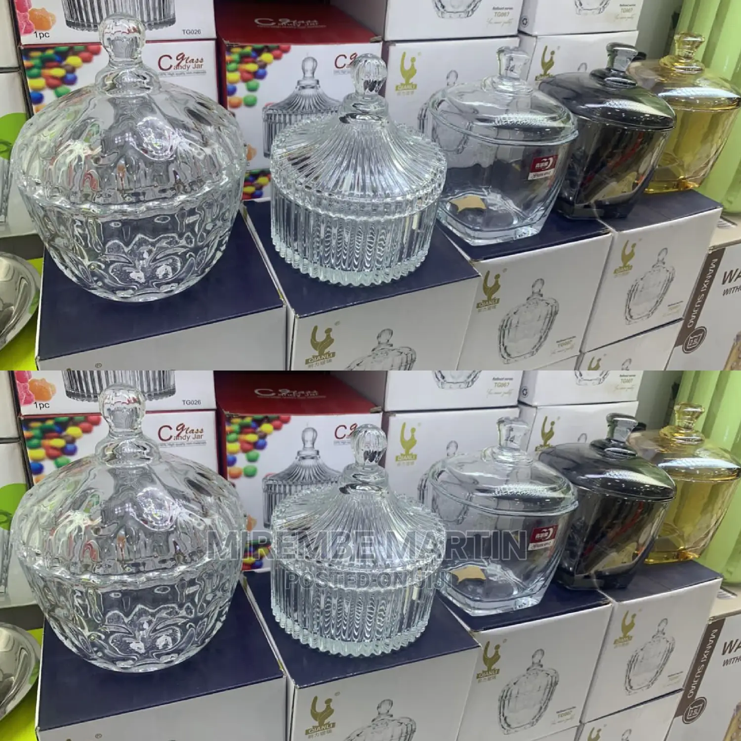 Glass Sugar Bowl
