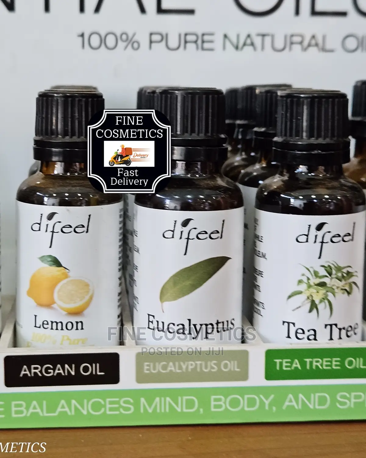 1pc Difeel 100% Pure Natural Essential Oils Big Size 30ml