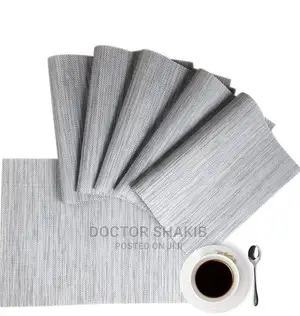 6pcs Plain Colours Table Mats