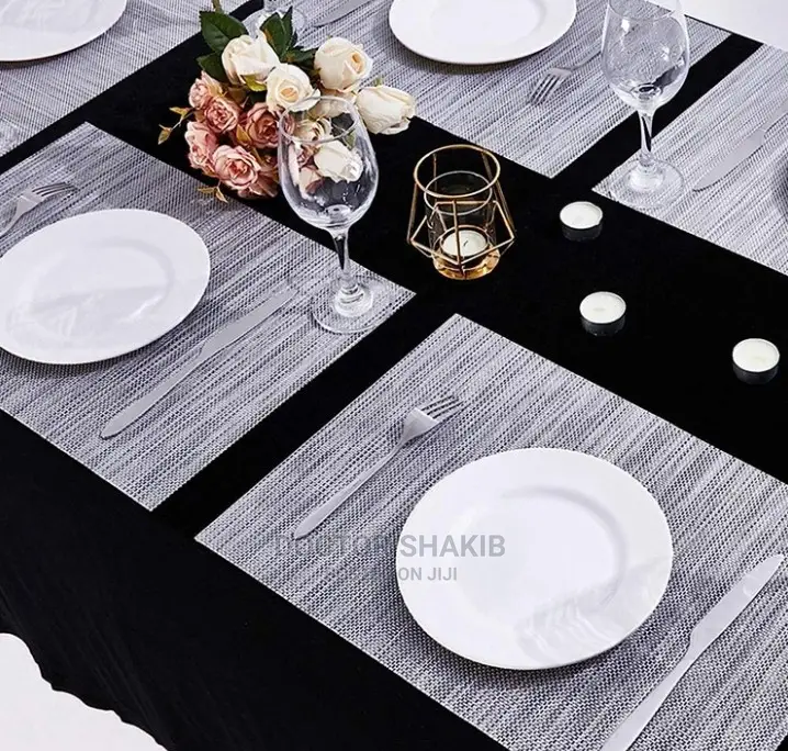 6pcs Plain Colours Table Mats