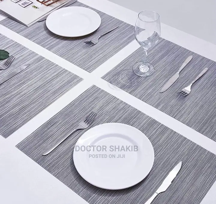 6pcs Plain Colours Table Mats