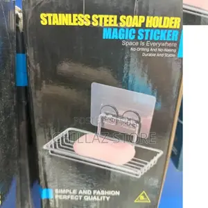 Stainless Steel Wall Mounted Soap Holder.