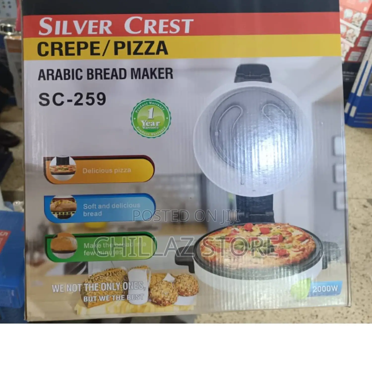 Silver Crest Pizza Bread Maker.