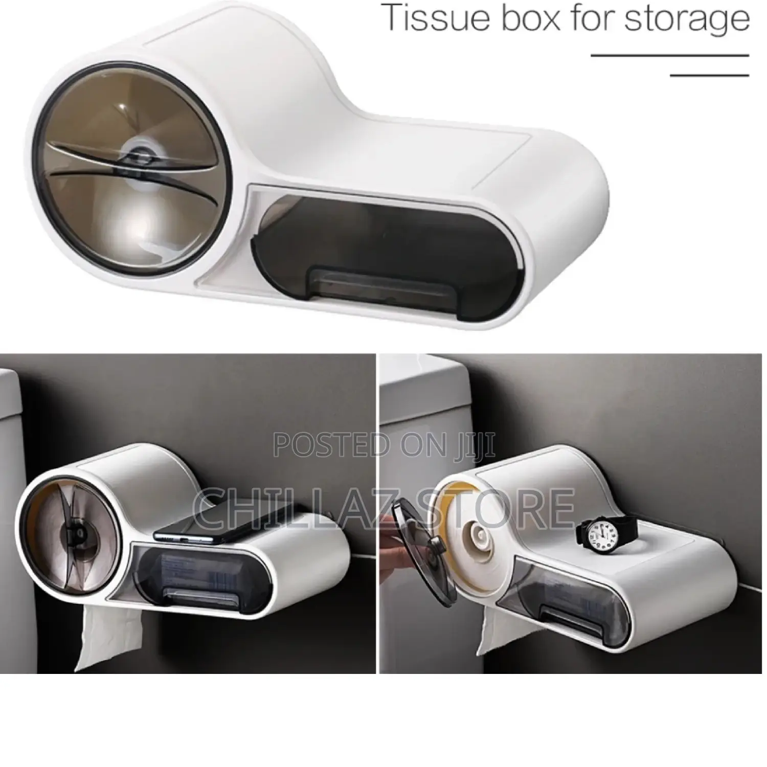 Toilet Tissue Holder.