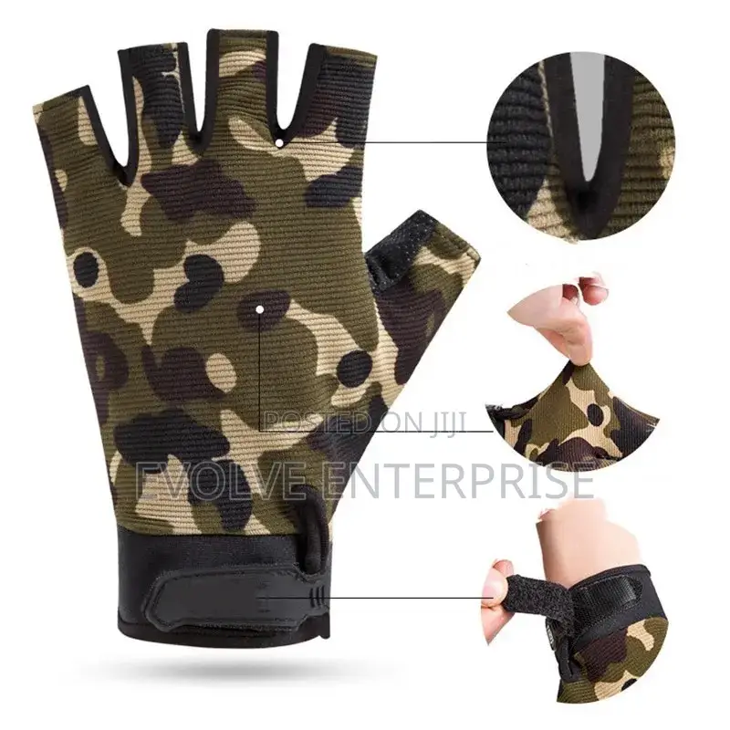 Half Finger Bicycle Gloves Men MTB Cycling Motorcycle Gloves