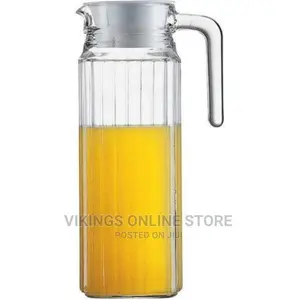 Luminarc Long Juice Water Jug Storage – Transparent