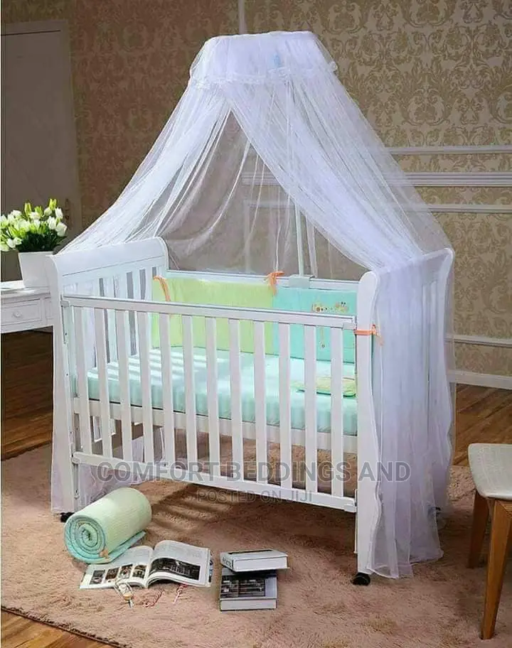 Baby Cot Mosquito Net White